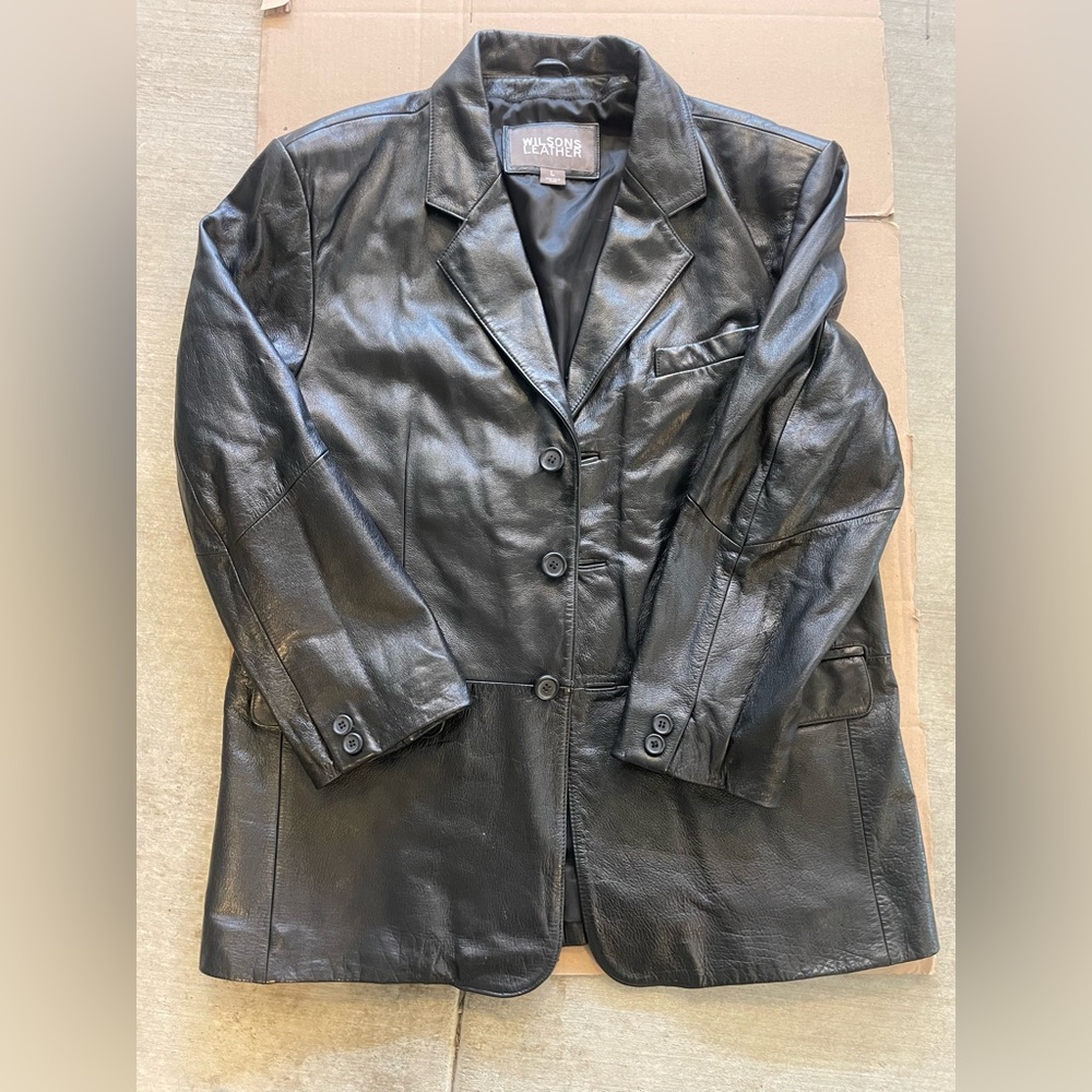 1980’s Original Wilson’s Black Leather Jacket